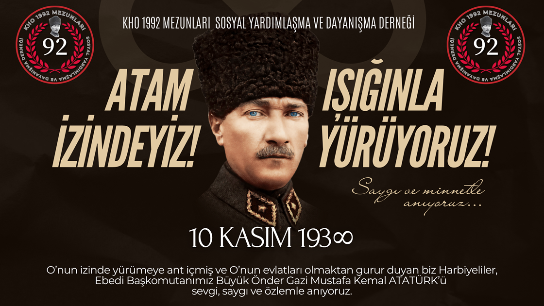 Atamızın Ebediyete İntikalinin 87'nci Yıldönümü